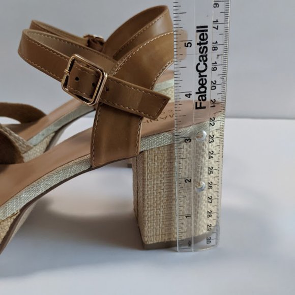 Women's Classic Platform Heel Sandal Open Toe - Picture 6 of 7